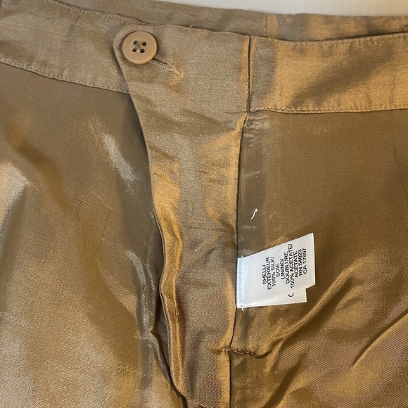 NWT. Banana Republic Women’s 4 100% Silk Satin 2-Layer Trousers w/Side Split. - Picture 11 of 13